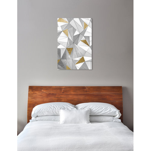 George Oliver Triangular Wall by Oliver Gal - Graphic Art & Reviews ...
