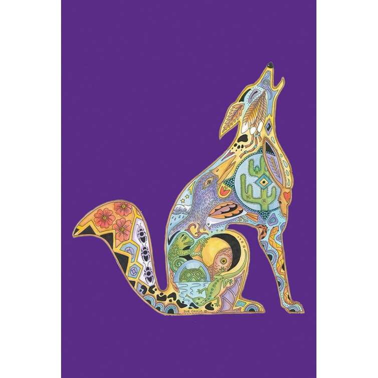 Toland Animal Spirits Frog 28 x 40 Colorful Native Spiritual House Flag 