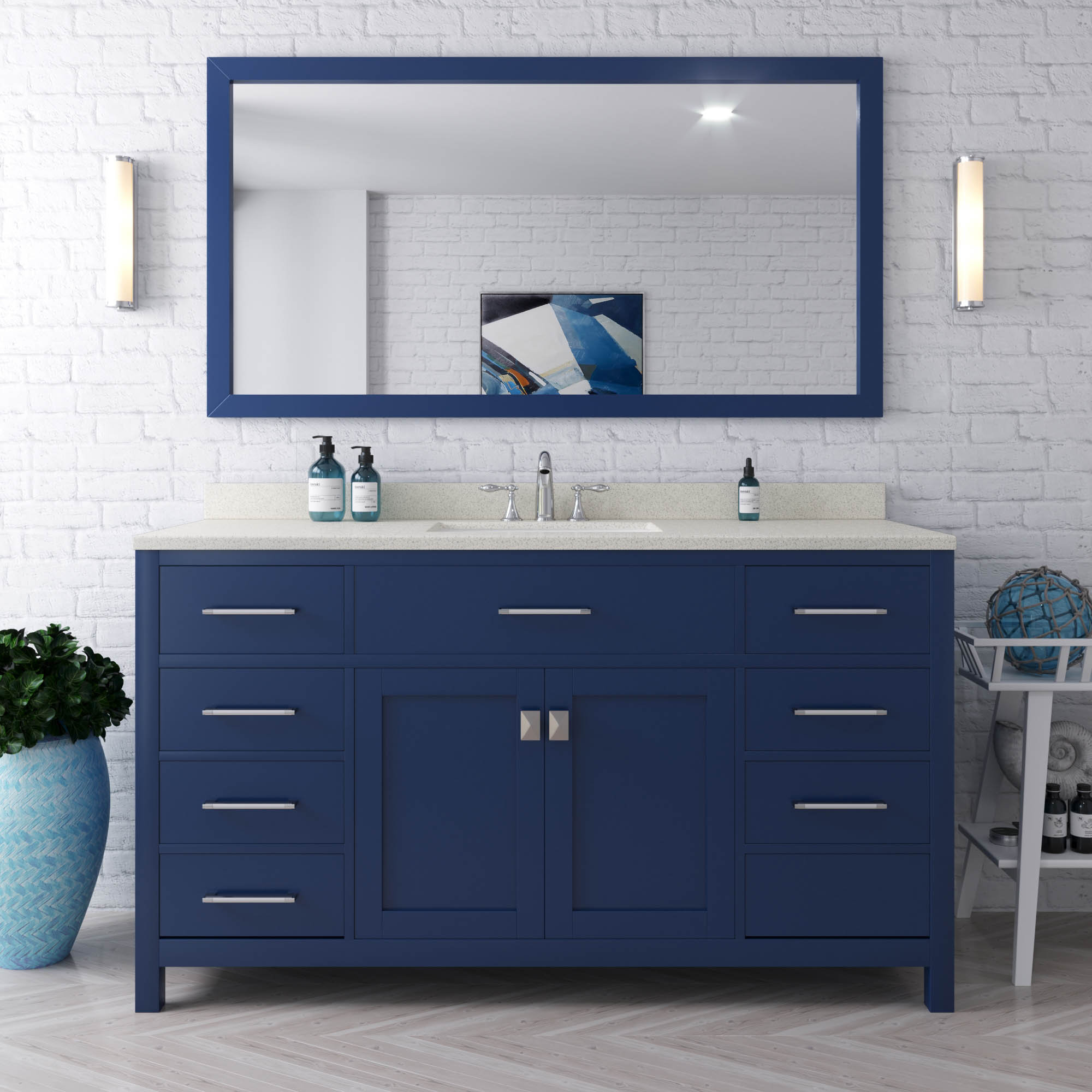 Latitude Run® Ballsallagh 60" Single Bath Vanity Set with Mirror Wayfair