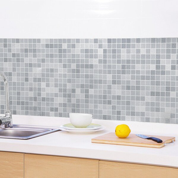 Kitchen Retro Wall Sink Cooker Protection Splash Protection Adhesive Film Decorative Stickers 