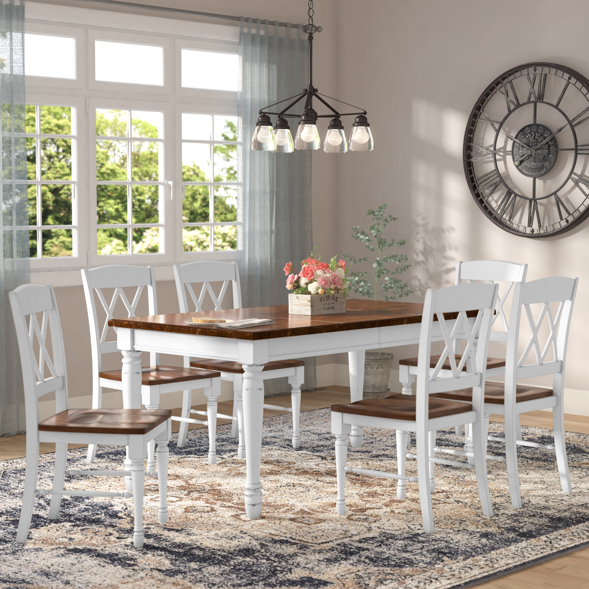 7 piece dining set wayfair