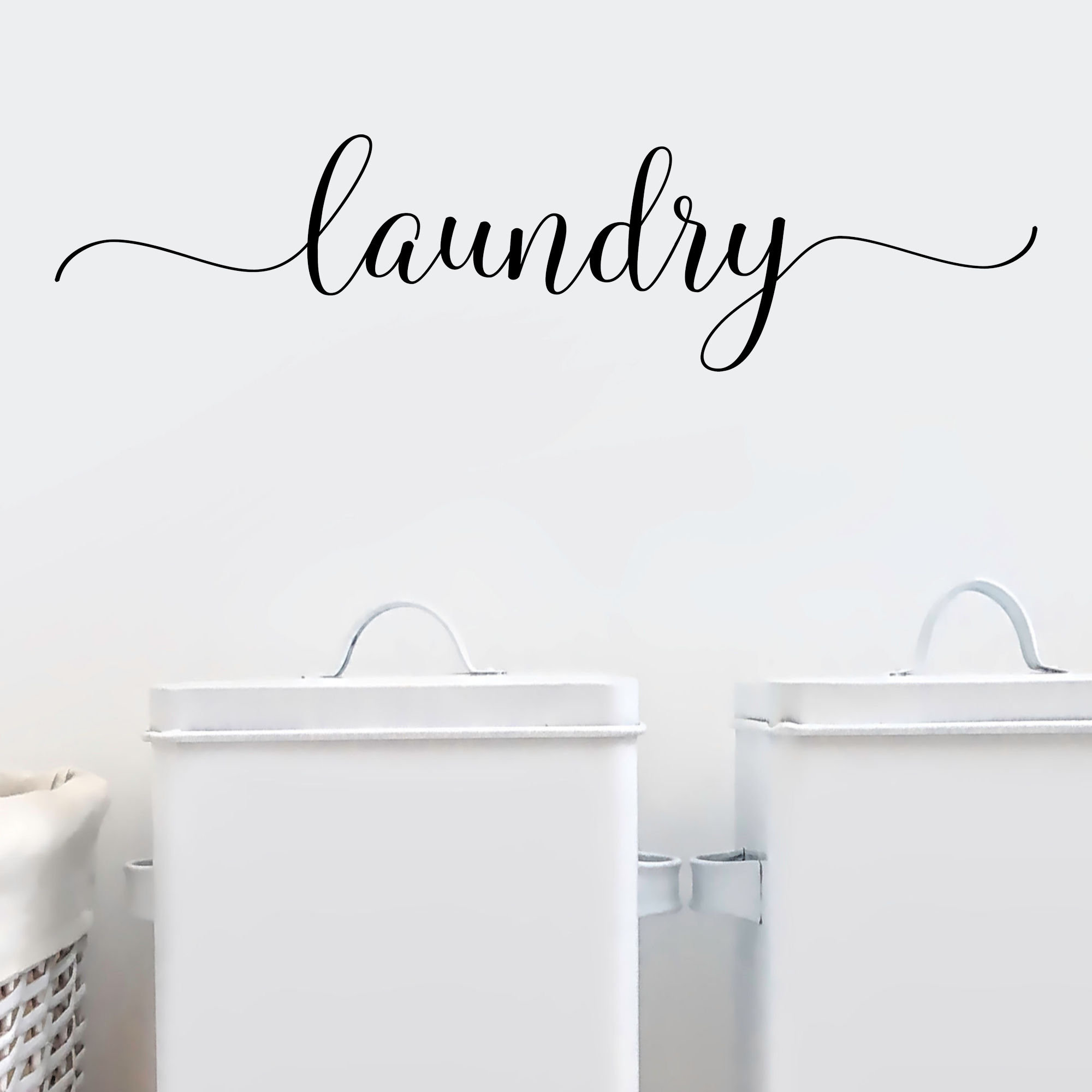 Gracie Oaks Laundry Vinyl Wall Decal & Reviews Wayfair
