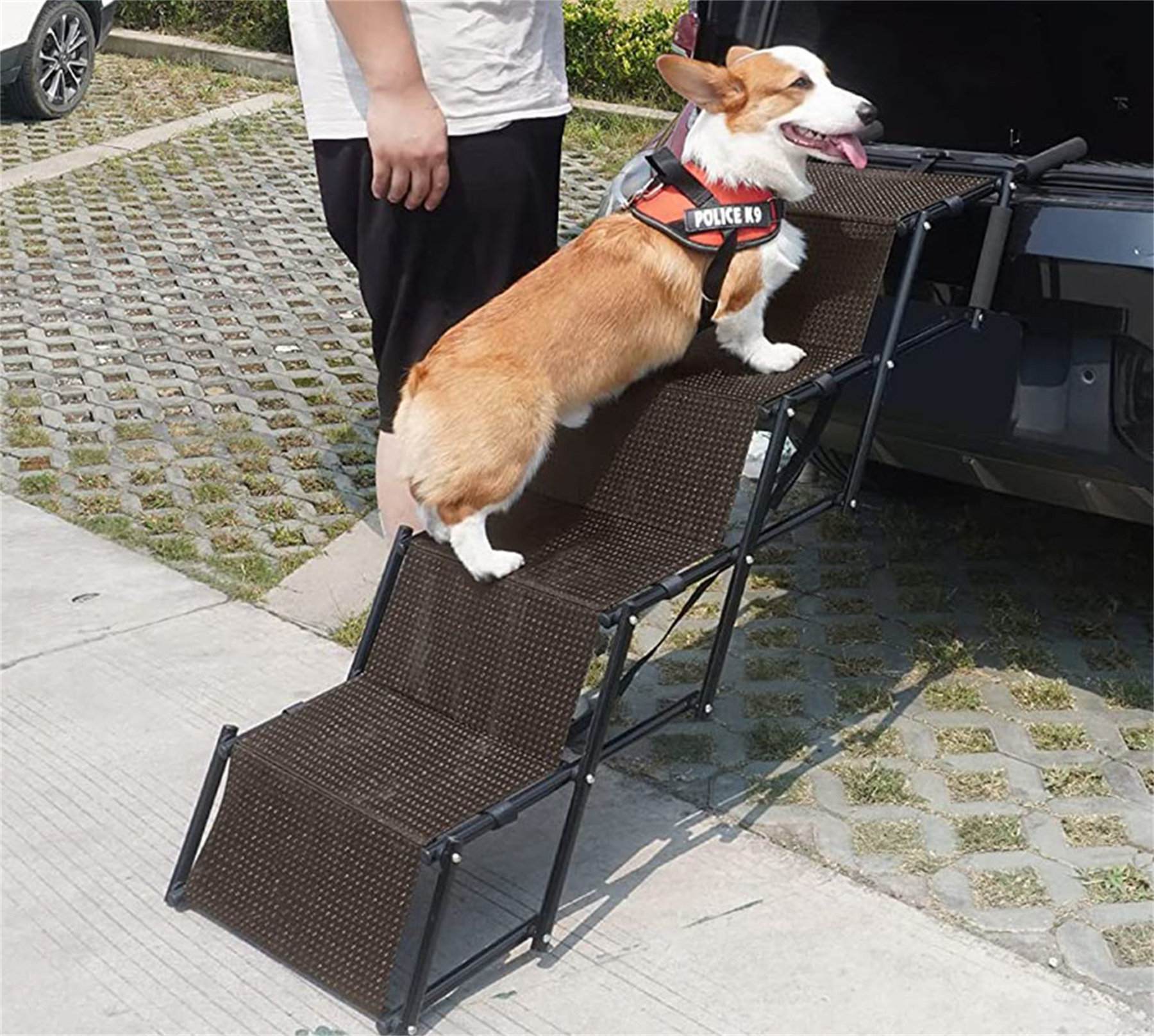 Tucker Murphy Pet™ Steps Upgraded Nonslip Portable Dog Stairs Wayfair