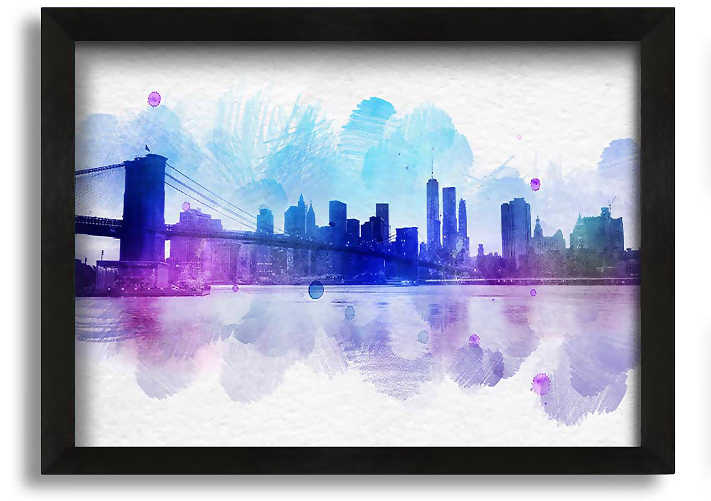 Metro Lane Retro Nyc Picture Frame Photograph on Canvas Wayfair.co.uk
