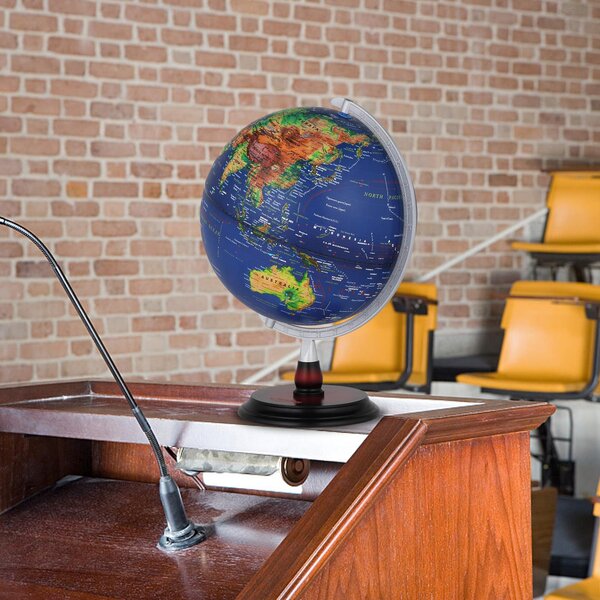 Desktop Globe Rotates Gyroscopic Geography Home/Office Learning New In Box 