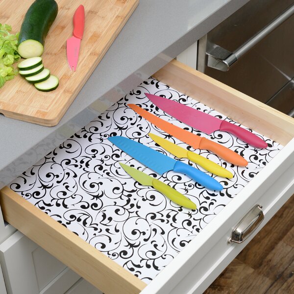 Shelf Liner Cabinets Covering Self Adhesive Drawer Toilet Shelving Kitchen 