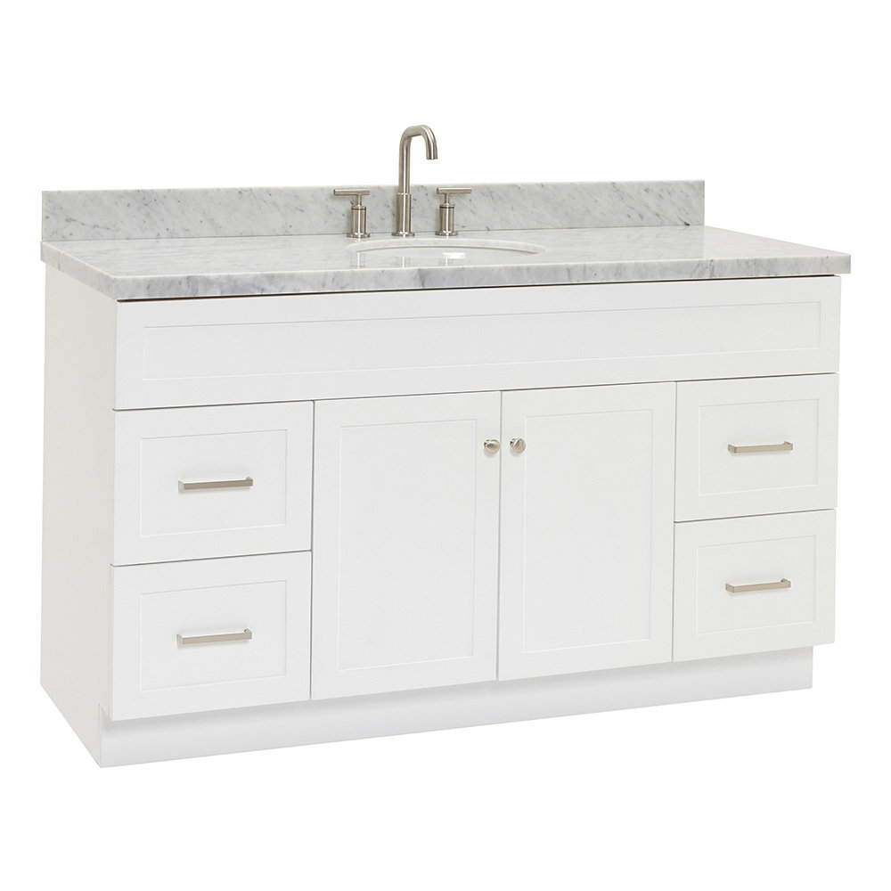 Red Barrel Studio® Hamlet 61'' Freestanding Single Bathroom Vanity