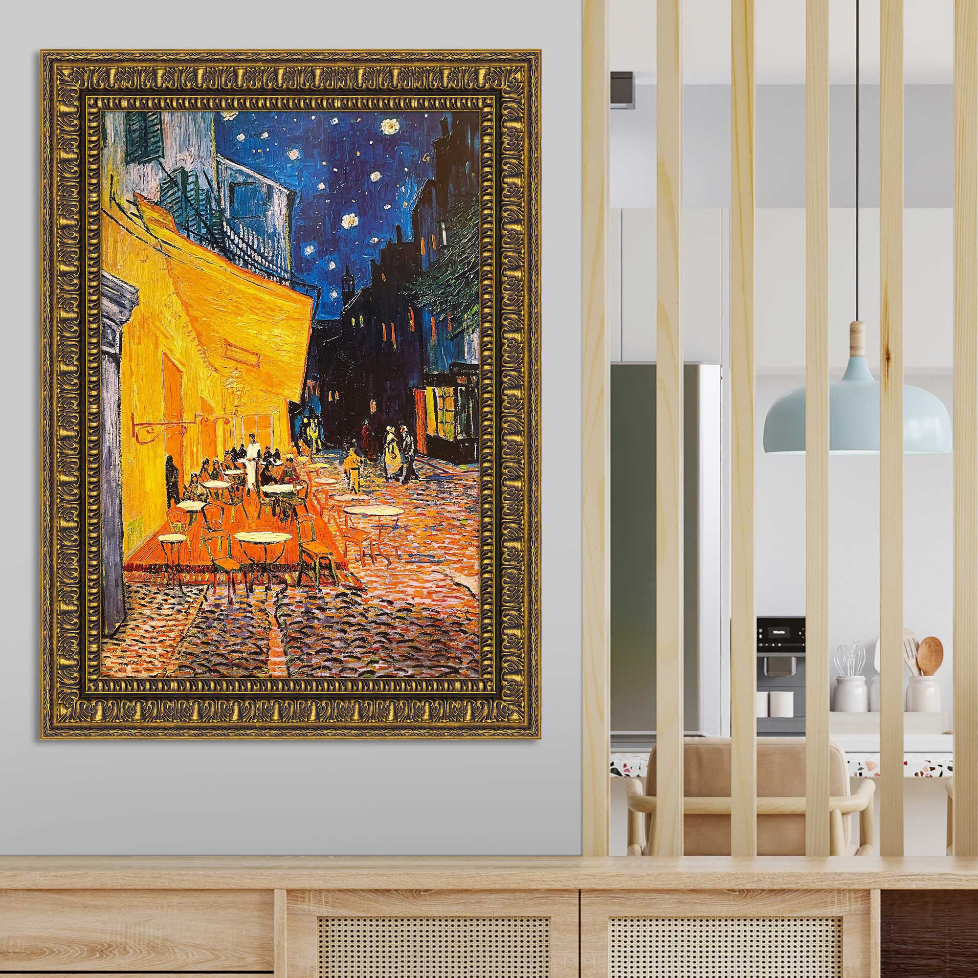 Vault W Artwork Cafe Terrace At Night by Vincent Van Gogh Picture