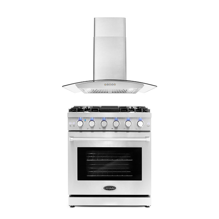 cfm required for gas range