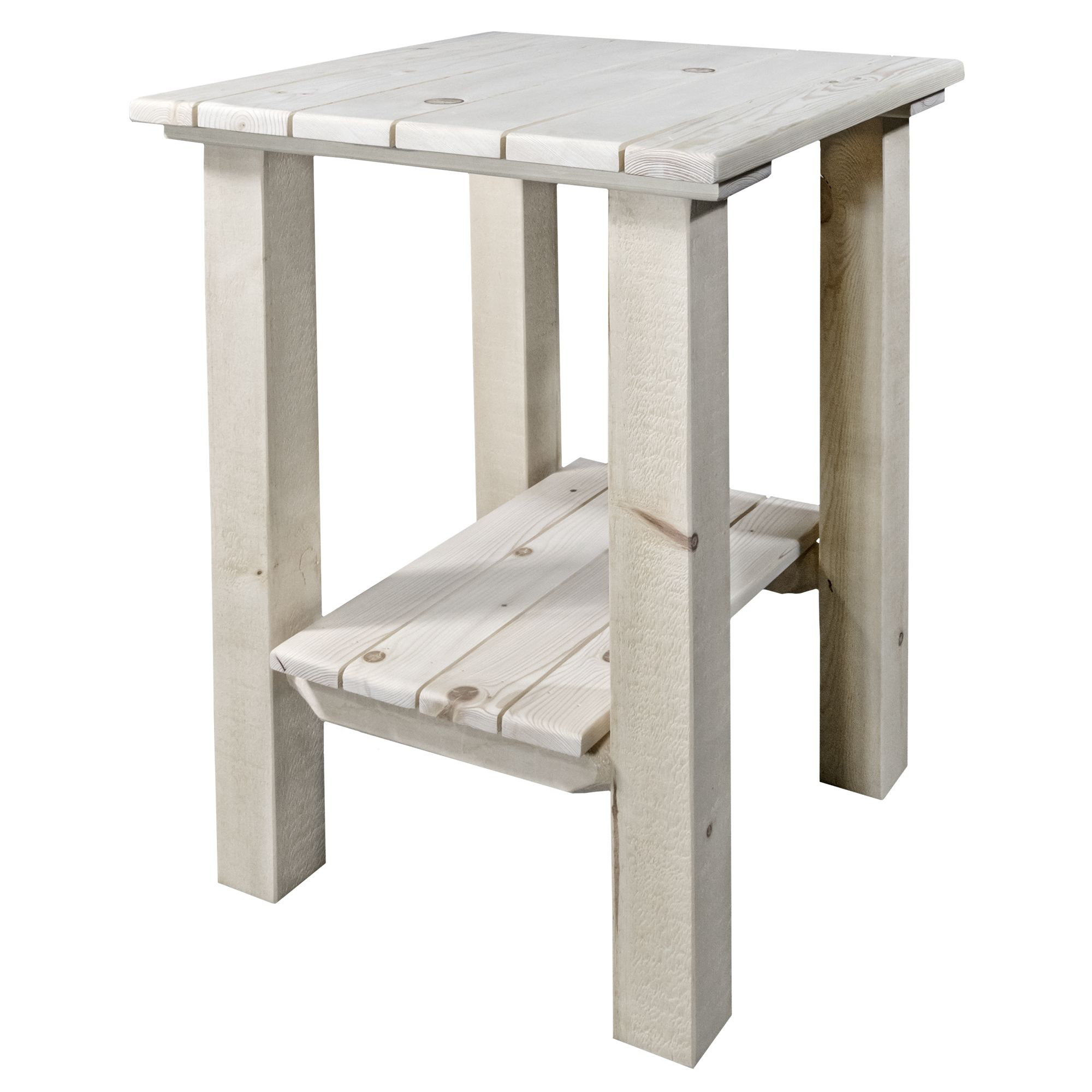 Foundry Select Markevus Pine Outdoor Side Table Wayfair