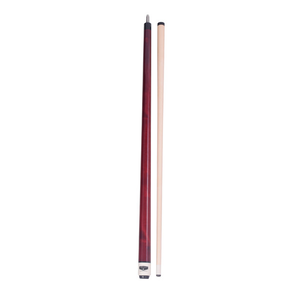 Hathaway Conquest 58-Inch Maple Pool Cue & Case Set - 2-Piece Cue With Soft Case, Blue
