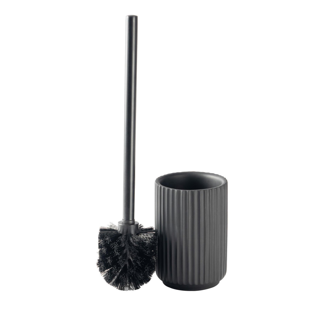 Free Standing Toilet Brush and Holder black