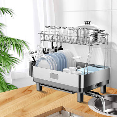 MAGIC ROLLING RACK，The drain shelf provides an ideal design for effectively washing dishes and fruits and vegetables. 
