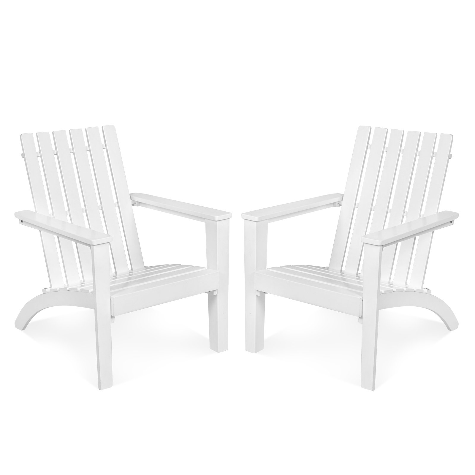 Rosecliff Heights Parkerville Solid Wood Adirondack Chair Wayfair