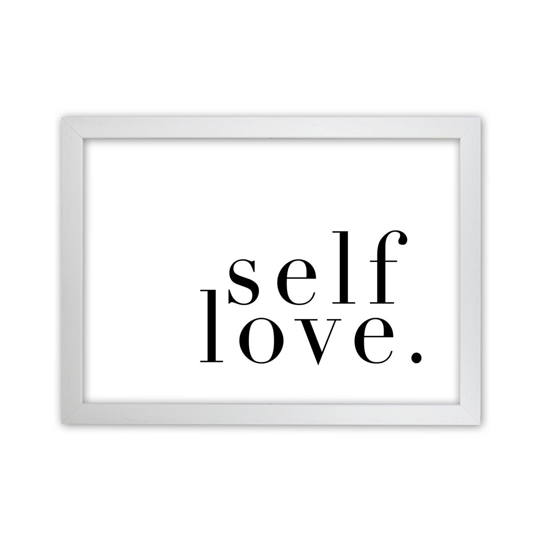ModernMoments Typografische Kunst Selflove Type