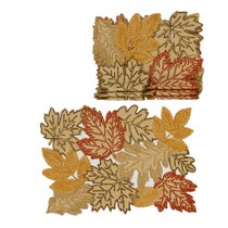 Fall Leaves Placemats 12 Ct  Thanksgiving Placemats 12 x 15 