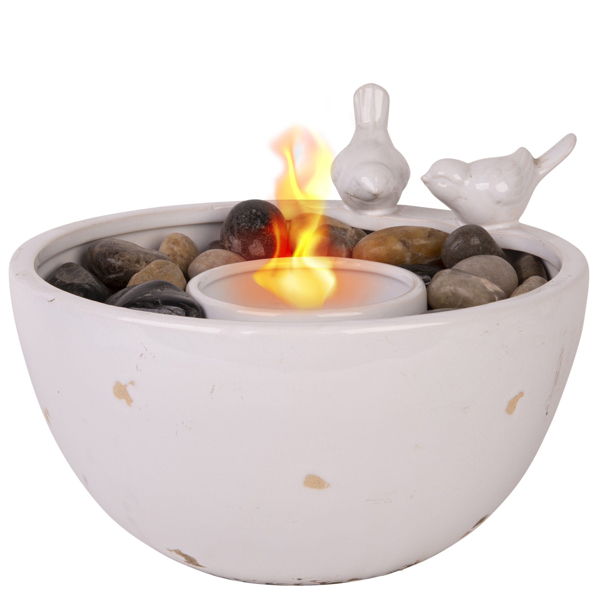 Studio 66 Stone Gel Outdoor Tabletop Fireplace Wayfair