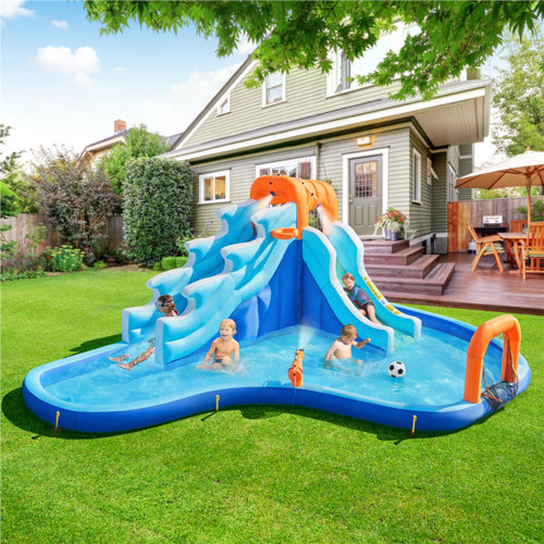 Jelly Bean Yaheetech Inflatable Water Slide, Blow Up Water Ubuy