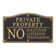 Cartello Metallico Divertente 'No Trespassing' Con Avviso Cane: Insegna Per Proprietà Privata 20x30 Cm, Design Vintage Con Scritta Beware Of Dog, Per Casa, Giardino E Recinzione - 3