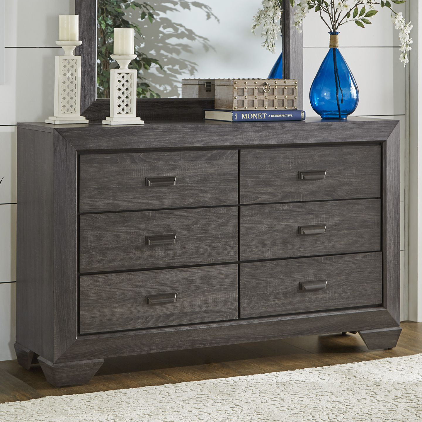 Gracie Oaks Argenta 6 Drawer Dresser Wayfair