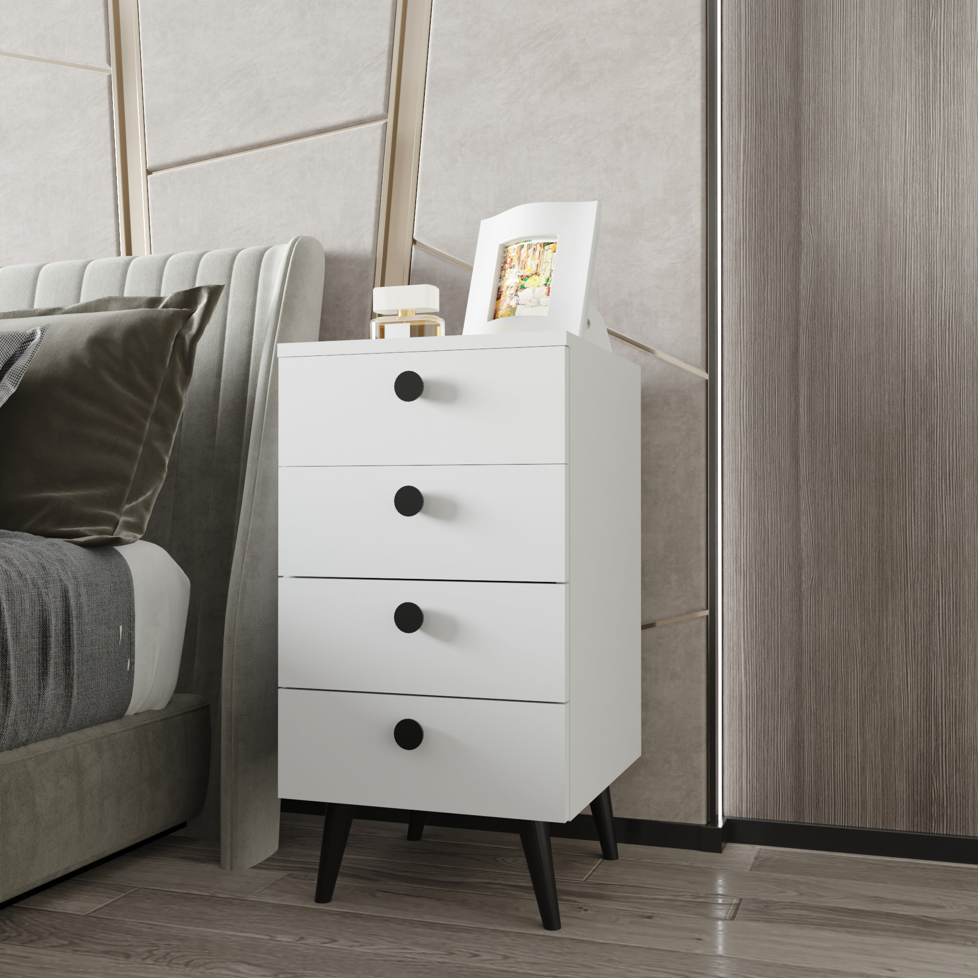 Oliver Gilstrap Manufactured Wood Bedside Table Wayfair.co.uk