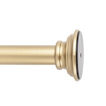 Glass Curtain Rod Pure Brass 7mm Tension Rod 50-60 cm 