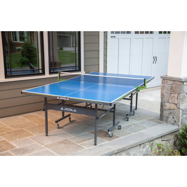 Ping Pong Table 4-Board Combination Table Tennis Table Standard Size 9x5 MDF Surface Foldable Movable Indoor Outdoor 