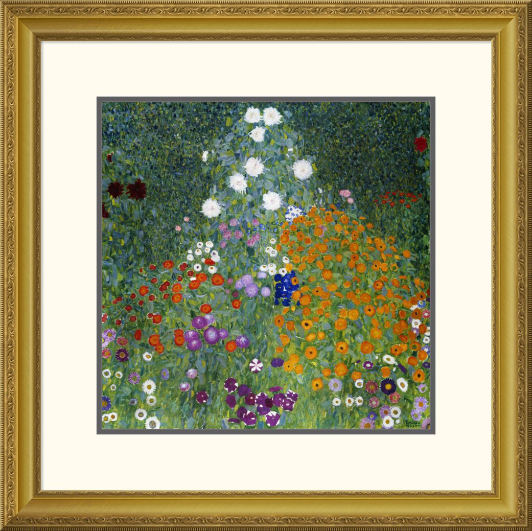 Vault W Artwork Farmer by Gustav Klimt Picture Frame Print Wayfair