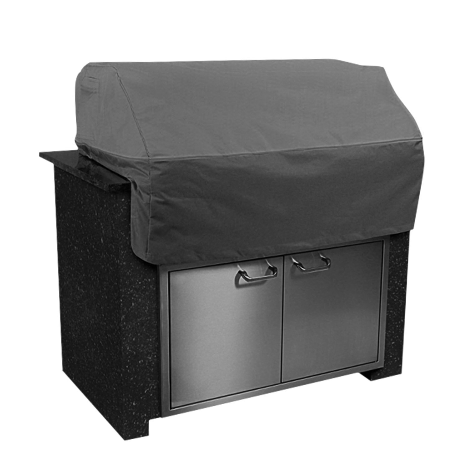 KhomoGear Weatherproof Heavy Duty BBQ Island Grill Cover Fits up to