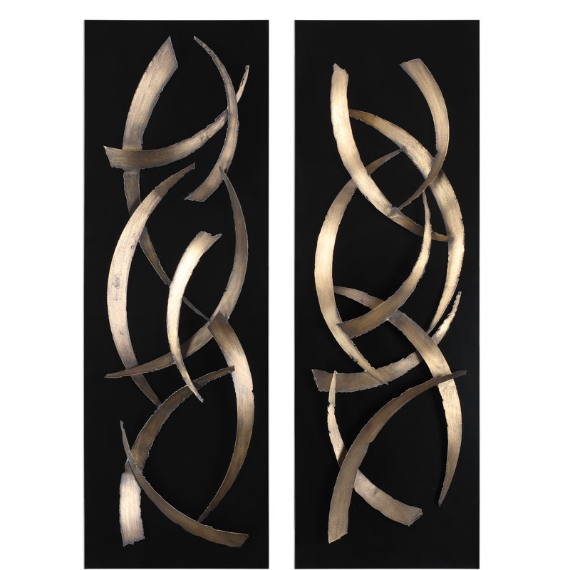 Willa Arlo Interiors 2 - Piece Wall Decor Set Metal & Reviews | Wayfair