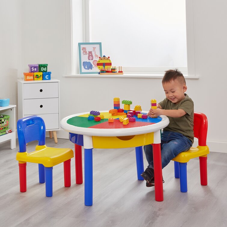 Kinder Spieltisch Bausteine Bautisch Klappbar Bauplatte Spielzeug DHL de 