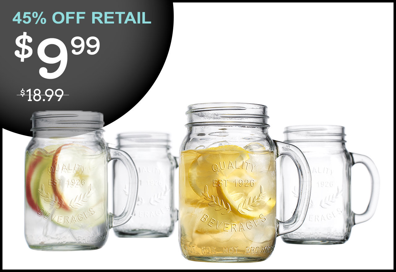 [BIG SALE] 16 oz. Mason Jar Glass (Set of 4) You’ll Love In 2022 Wayfair