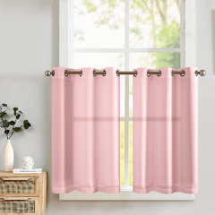 Available Ready Made Lattice Curtains 7 Size Cafe Panel Kitchen Bathroom 