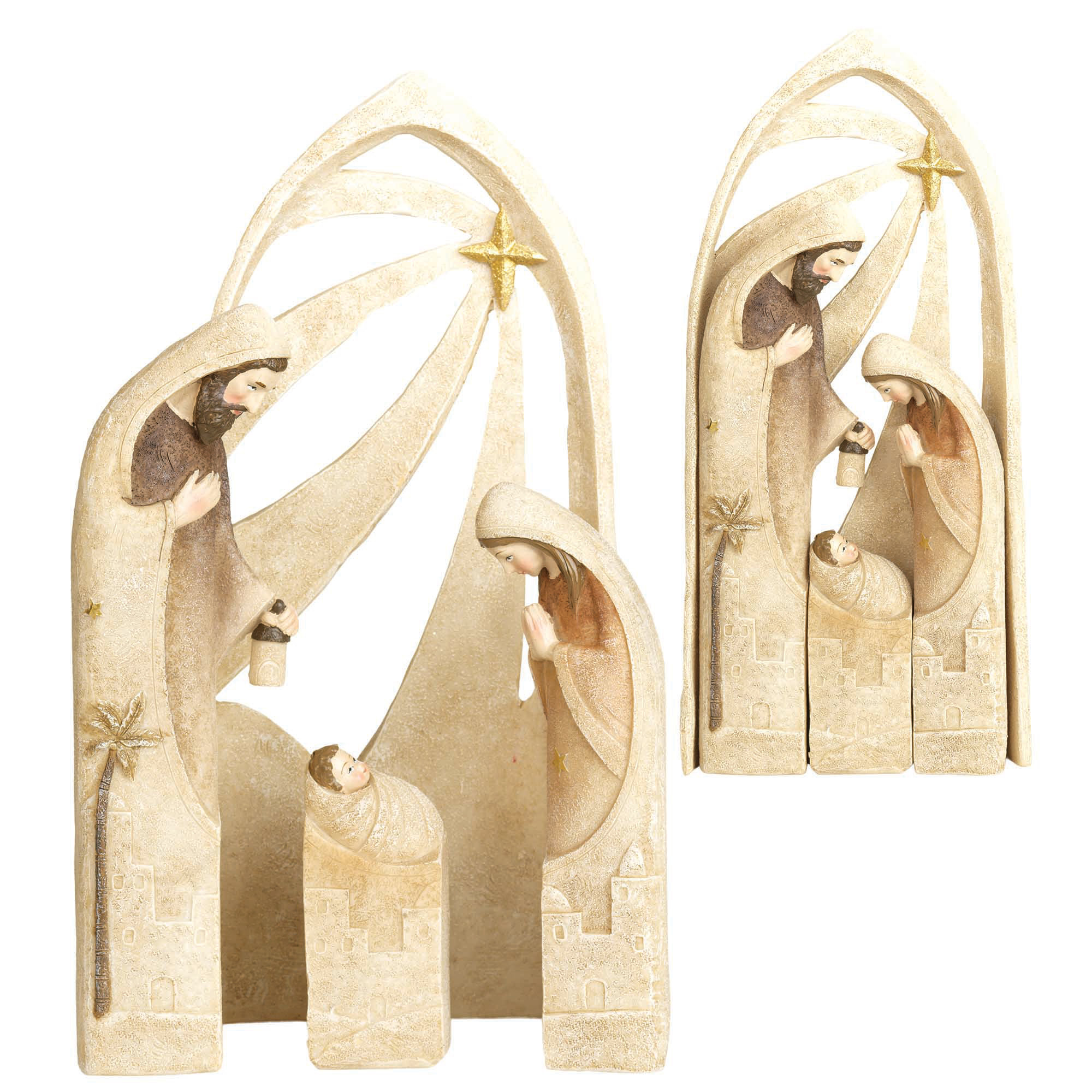 The Holiday Aisle® Nested 4 Piece Nativity Set Wayfair