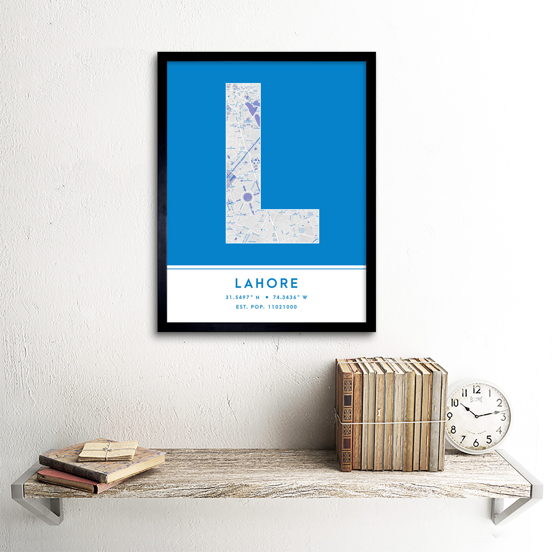 Wee Blue Coo Lahore City Map Lahore Pakistan City Map Blue Picture