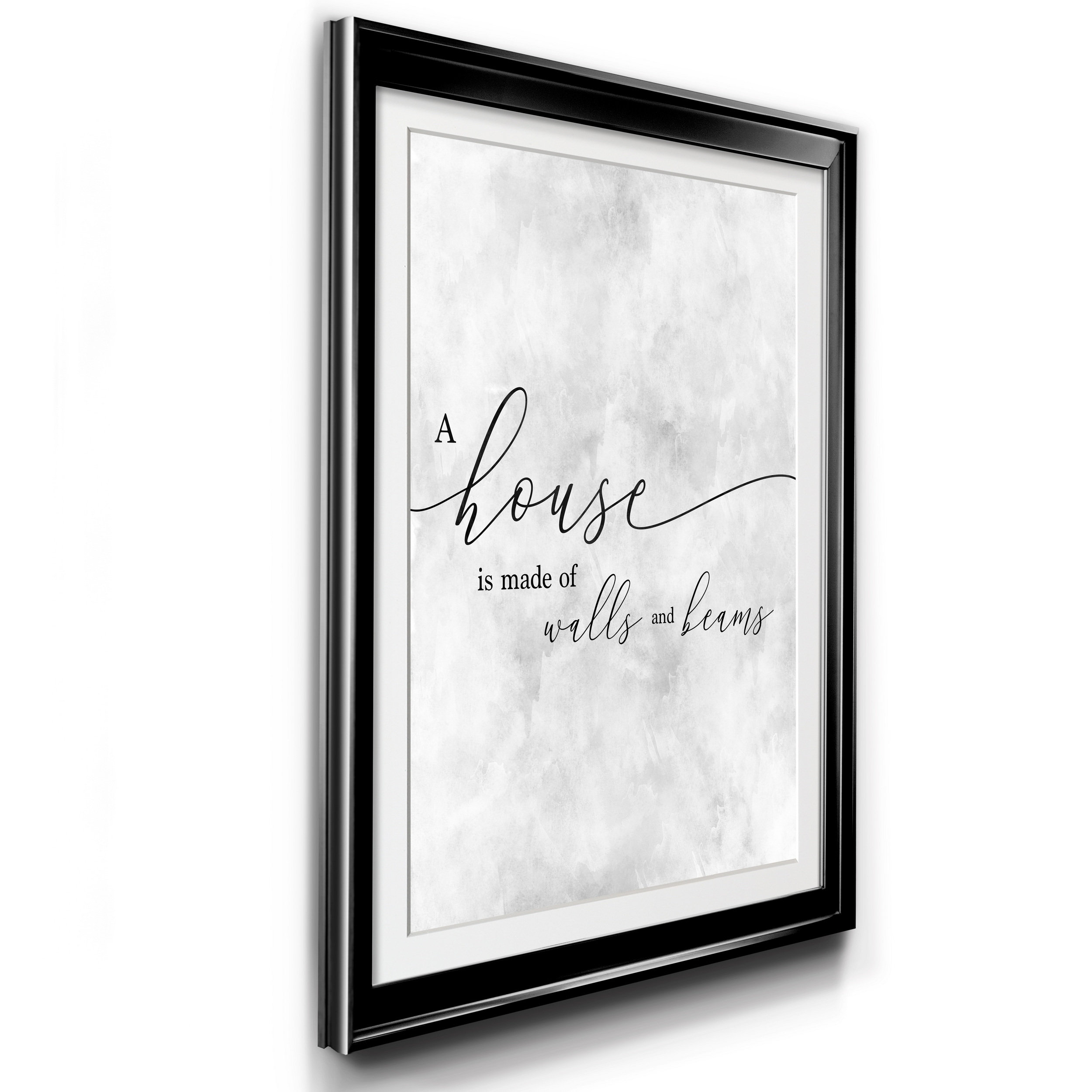 Mercer41 A House Picture Frame Textual Art Wayfair