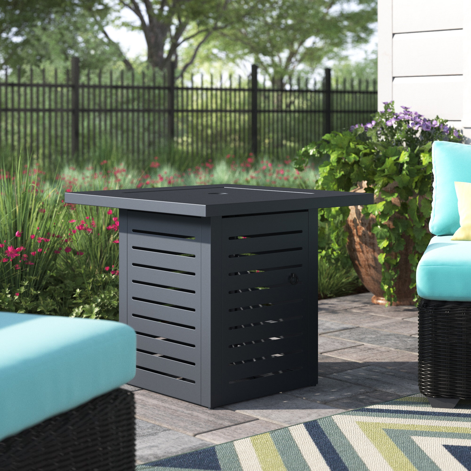 Sol 72 Outdoor™ Abbotsford 24.4'' H x 28'' W Steel Propane Outdoor Fire