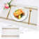 Melachi Vinyl Striped Rectangular Placemat