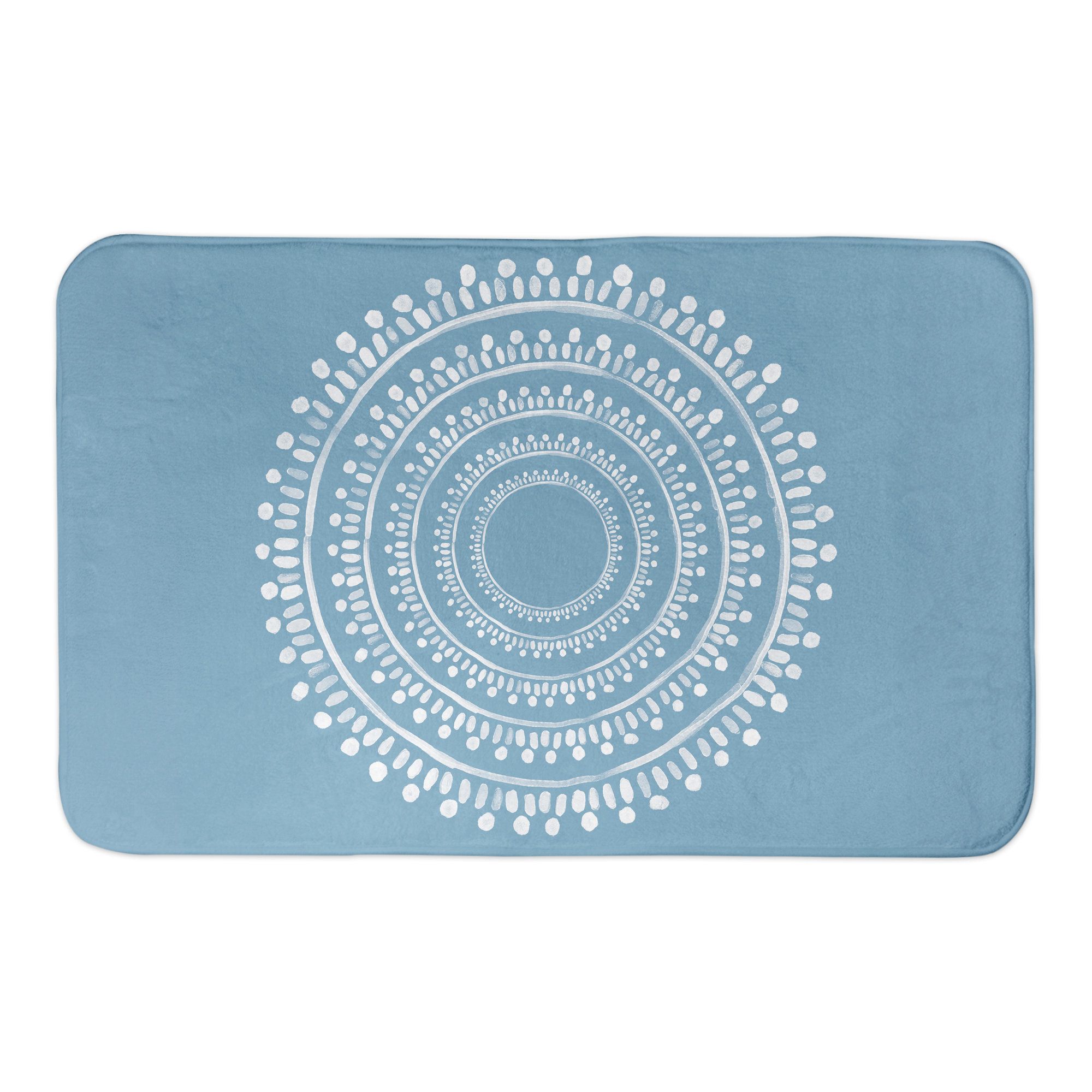 Dakota Fields Ayise Centered Boho Circle Bath Mat Wayfair
