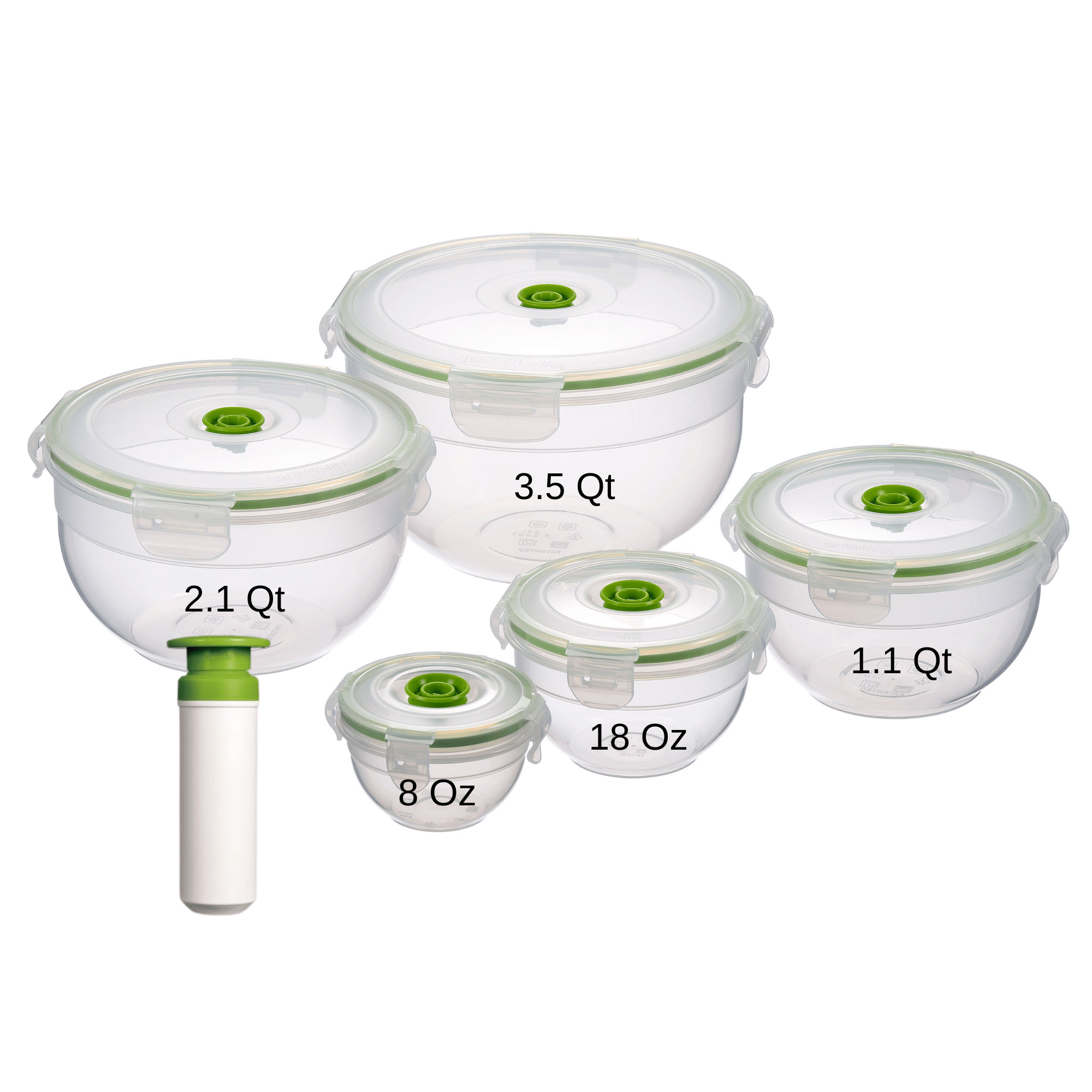 Lasting Freshness Vacuum Seal 5 Container Food Storage Set Wayfair