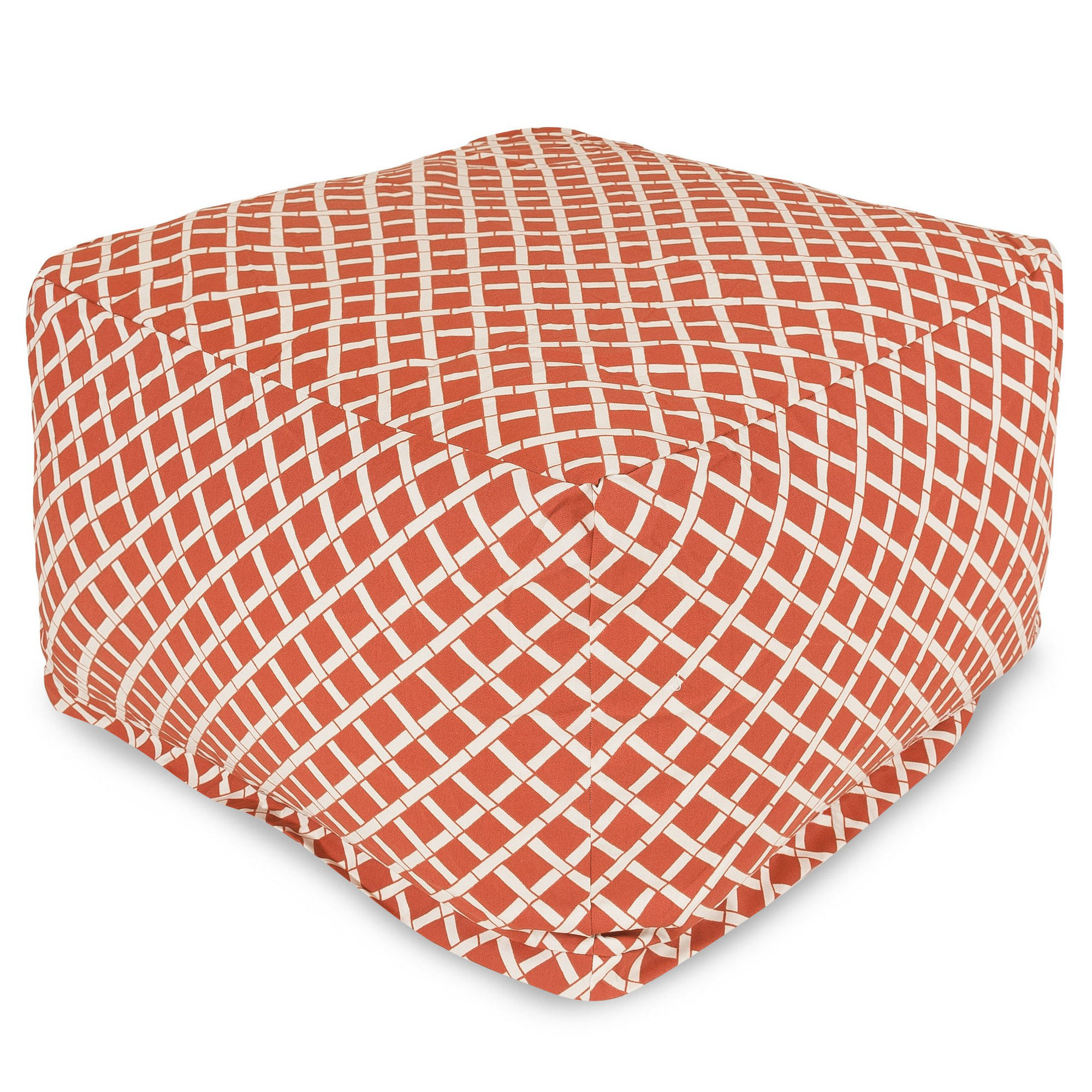 Ebern Designs Gilbertown Large Outdoor Ottoman with Cushion & Reviews | Wayfair