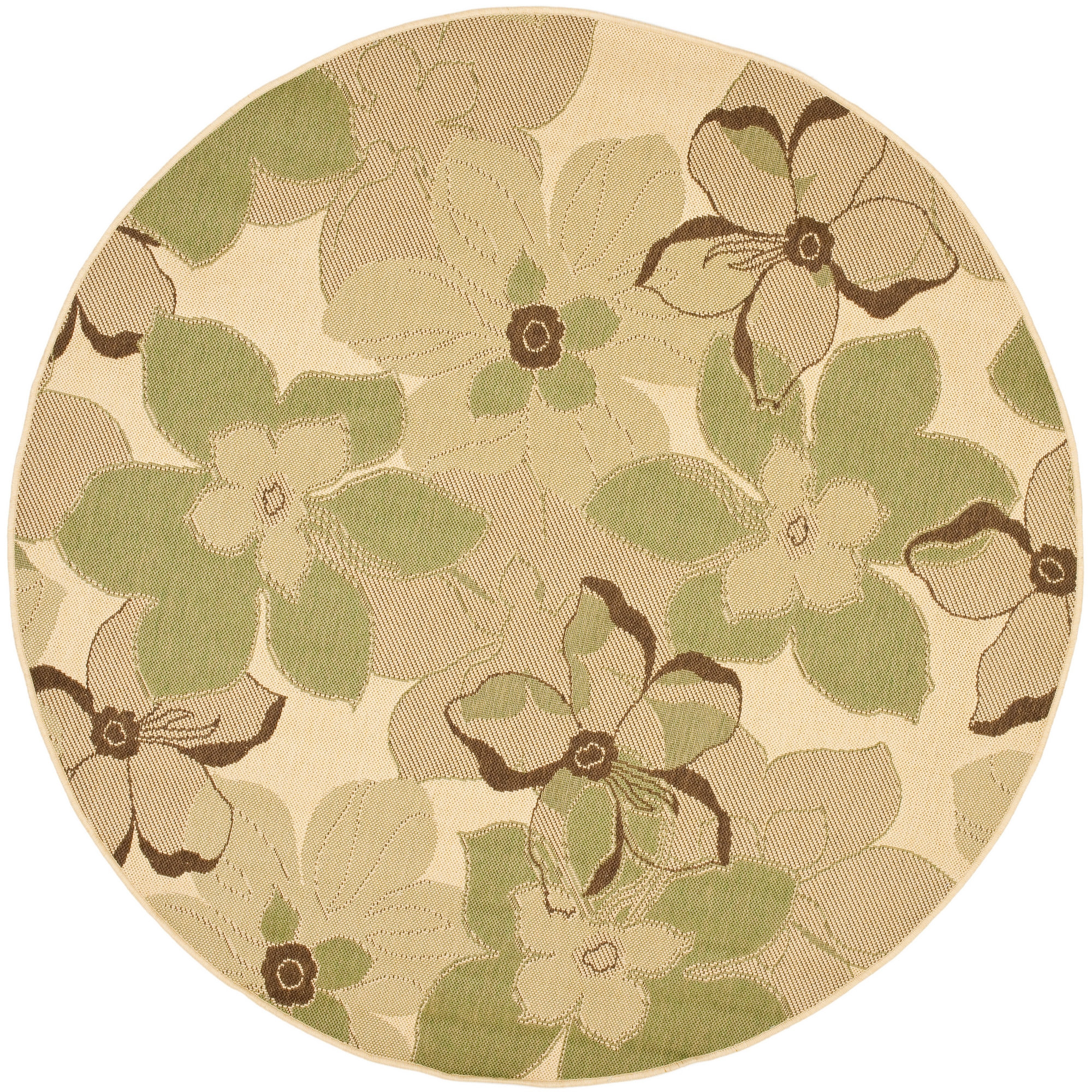Winston Porter Herefordshire Floral Beige/Green Area Rug Wayfair