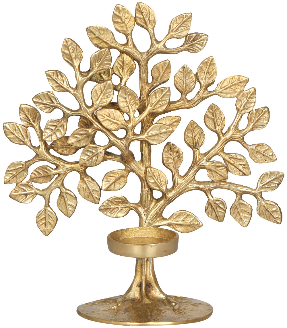 Rosdorf Park 7'' H Brass Tabletop Candelabra Wayfair