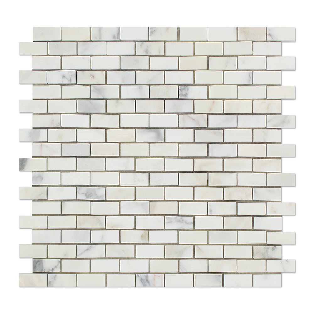 Stone & Tile Shoppe, Inc. Marble Brick Joint Mosaic Wall & Floor Tile