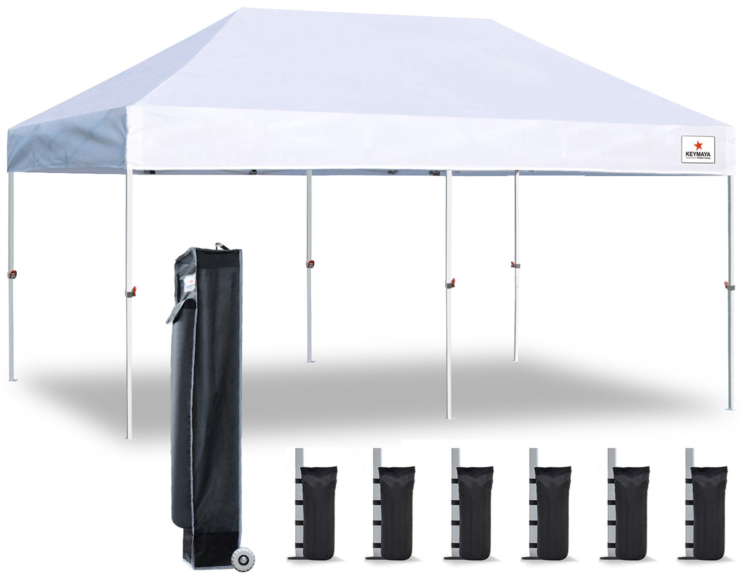 Keymaya 10X20 Ez Pop Up Canopy Tent 