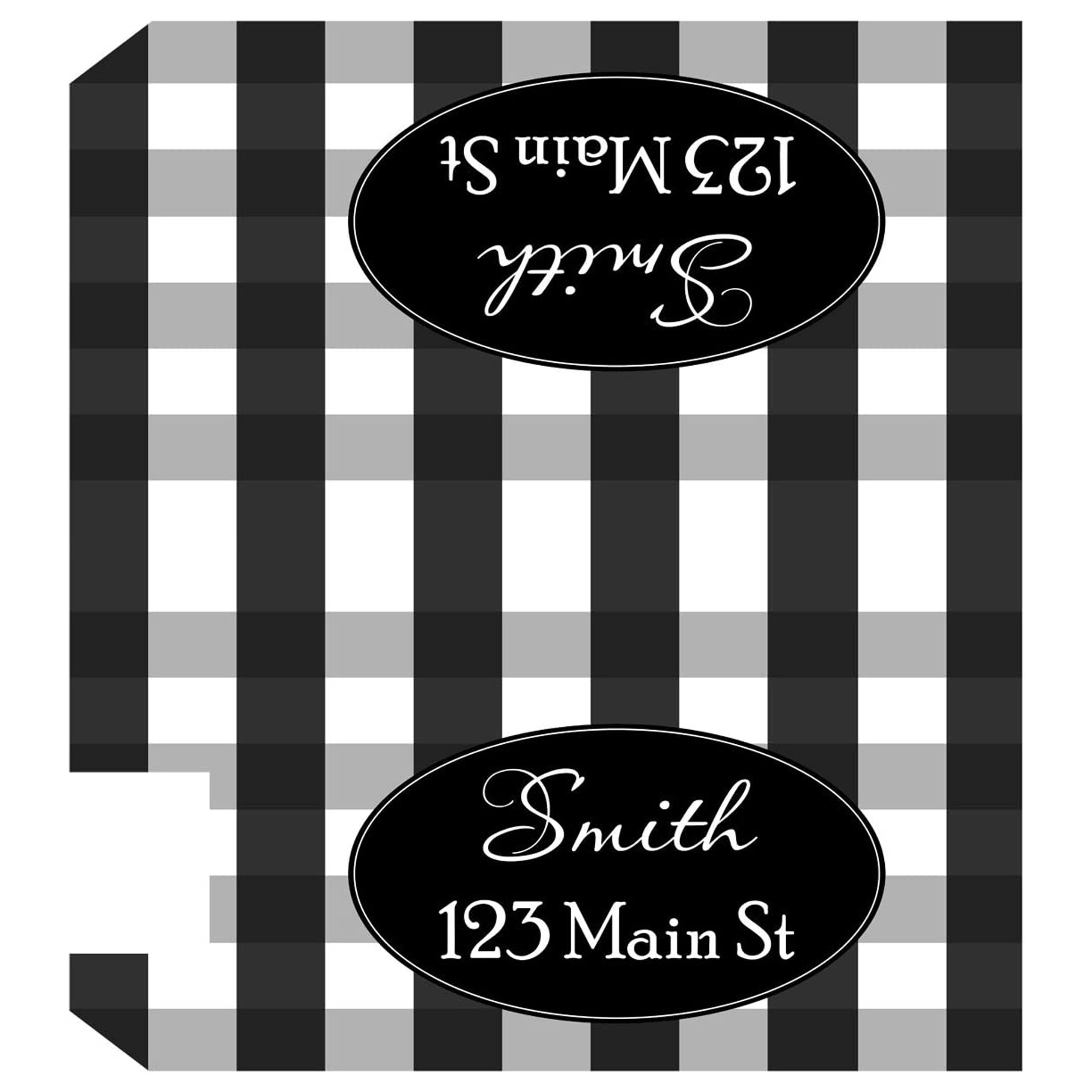 VWAQ Custom Plaid Address Mailbox Cover & Reviews Wayfair