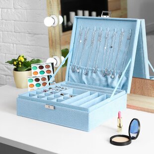 Carry Home Adjustable Jewelry Box Small Craft Household Organizer Case Storage 