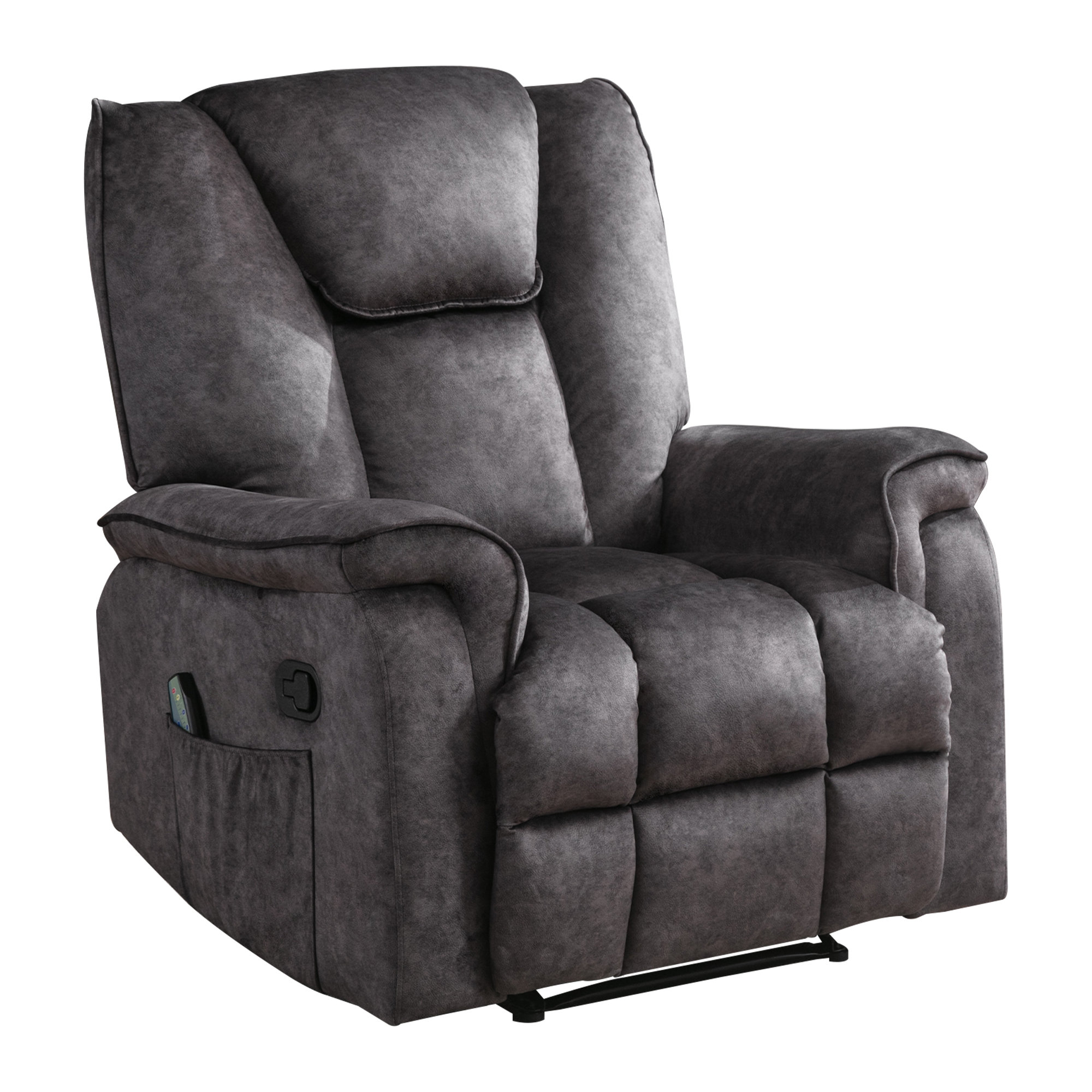 Latitude Run® Manual Massage Recliner Chair With Heat And Vibration