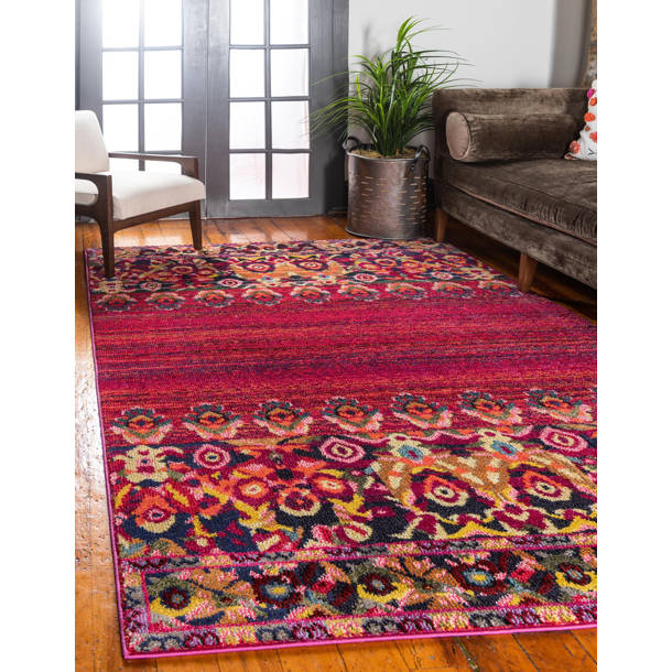 Langley Street Eddins Performance Orange Rug & Reviews | Wayfair