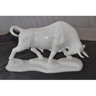 The Bull of Wall Street Figure with 4" Wood Base Souvenir New with Box 